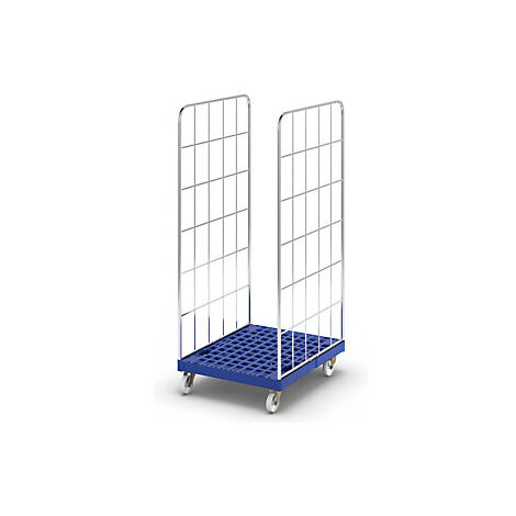 kaiserkraft  Rollcontainer con pianale in plastica con ruote  2