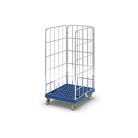 kaiserkraft  Rollcontainer con pianale in plastica con ruote  3