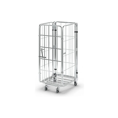 kaiserkraft  Rollcontainer  impilabile  4 lati  con ripiano a