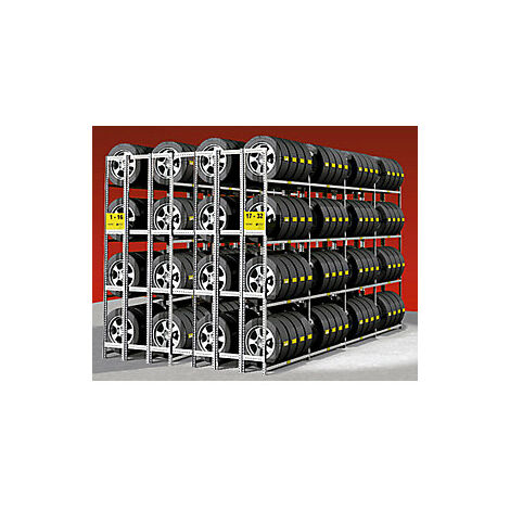 kaiserkraft  Scaffale per pneumatici  zincato  scaffale
