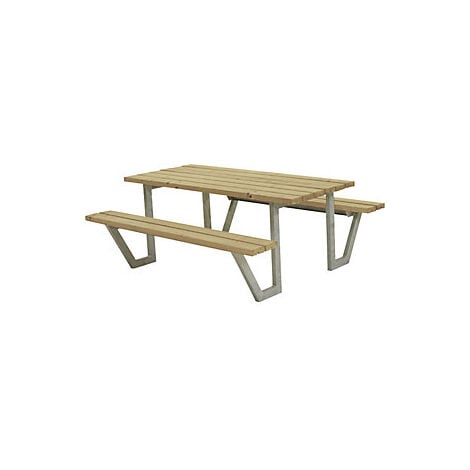 kaiserkraft  Set di tavolo e panche per 6 persone  legno di
