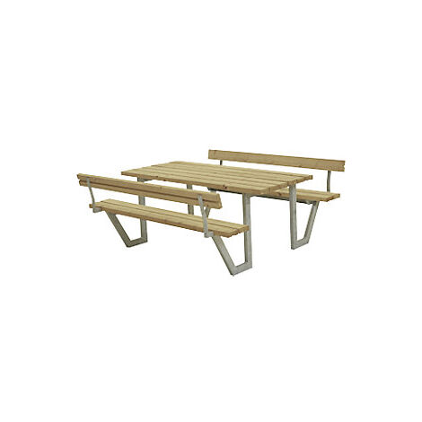 kaiserkraft  Set di tavolo e panche per 6 persone  legno di