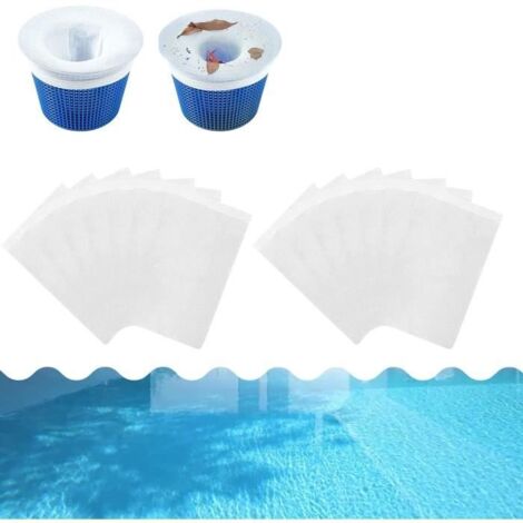 Kaiyingxin 20 Pièces Pool Skimmer Socks, Chaussette Skimmer, Chaussettes de Skimmer de Piscine, Filtres Durables Élastiques, po A69