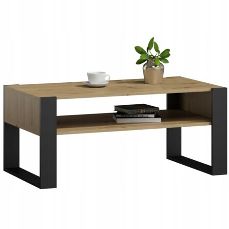 Kaja Artisan Eiche/Schwarz Couchtisch für das Wohnzimmer MK