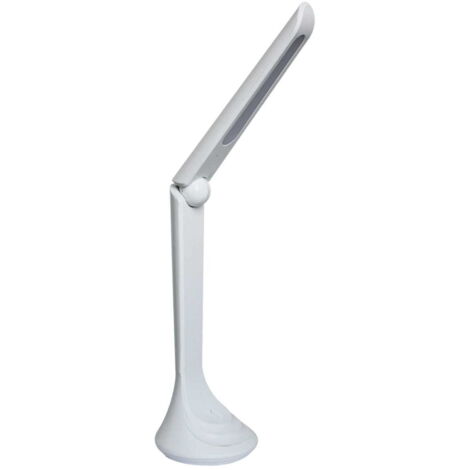 Kaja ASTON K-MT-205 Modern Foldable LED Desk Lamp, White Minimalist Task Light, 5W Integrated LED 4000K Neutral White, 365lm for Office Study Reading