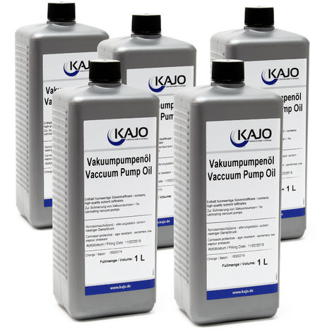 Kajo Aceite para bomba de vacío 46 aceite universal bomba vacío 5000ml compresor rotativo de paletas