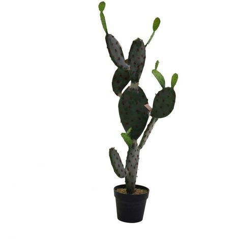 WEBMARKETPOINT Kaktuspflanze mit schwarzem Topf 45 x 60 x H 119 cm