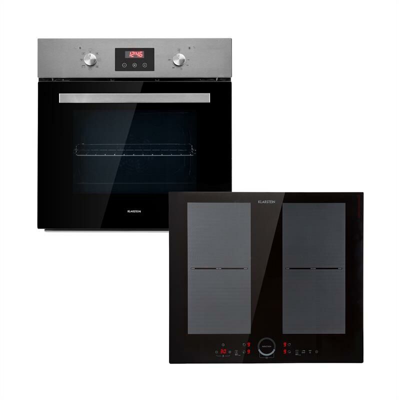 

Kalahari Delicatessa Set de horno empotrable Inducción Negro Acero inoxidable