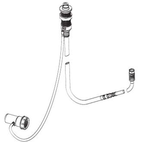 Kaldewei Accesorios - Manguera de ducha 8880, empotrada en el borde de la bañera 689720200999