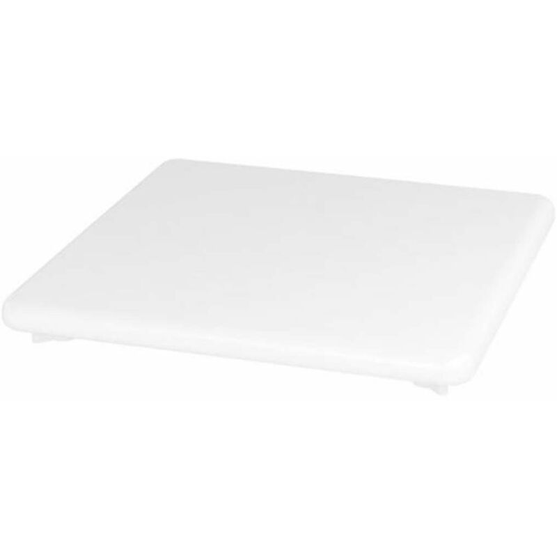 Accessoires - Cache bonde carré ka 120 pour baignoires Conoflat, émail, blanc 687772570001 - Kaldewei