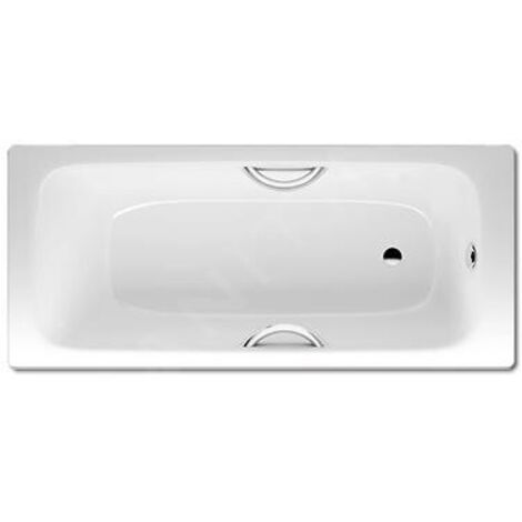 Kaldewei Advantage - Baignoire Cayono Star 753, 1500x700 mm, avec trous pour poignées, antidérapante, blanche 275334010001
