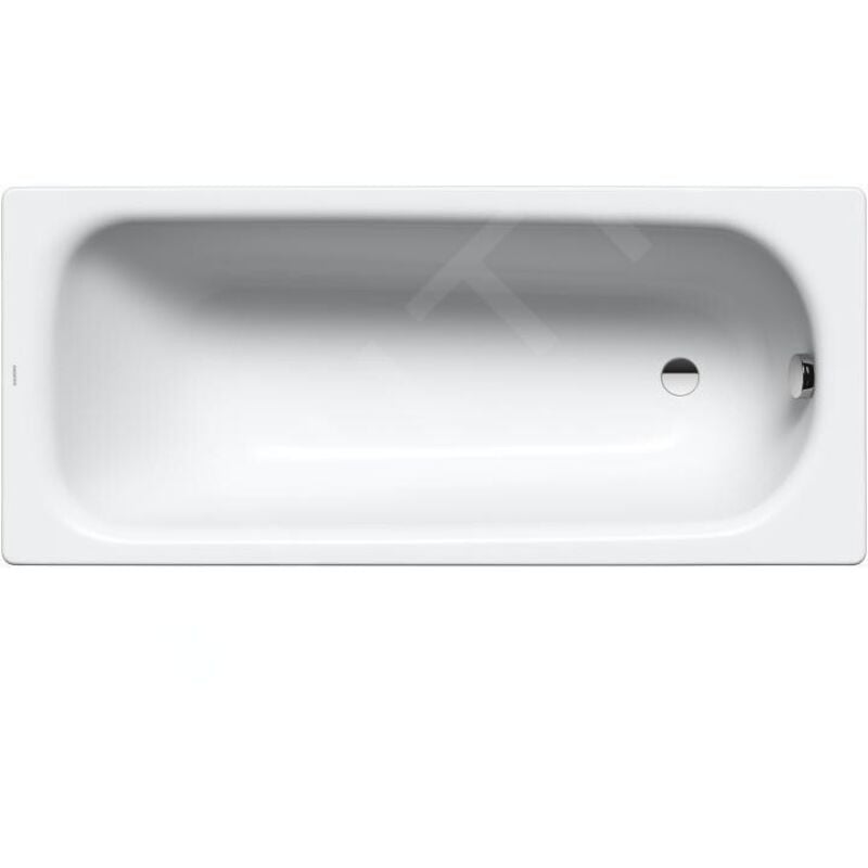 Kaldewei - Saniform Plus 160x75 cm Baignoire rectangulaire en acier émaillé, sans pieds, blanc alpin (112500010001)