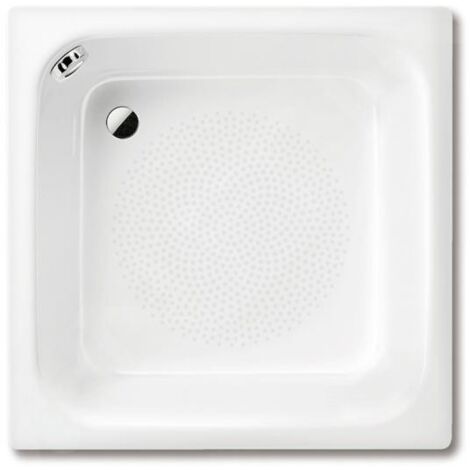 Kaldewei Advantage - Receveur de douche carré Sanidusch 495, 800 x 800 x 250 mm, blanc - Receveur de douche, antidérapant, sans