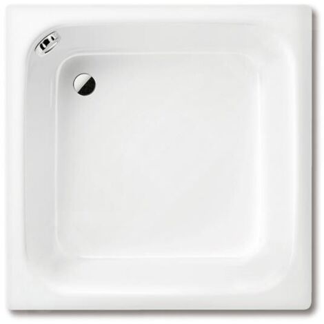 Kaldewei Advantage - Receveur de douche carré Sanidusch 495, 800 x 800 x 250 mm, blanc - Receveur de douche, Perl-Effect, sans