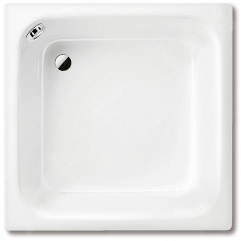 Kaldewei Advantage - Receveur de douche carré Sanidusch 496, 900 x 900 x 250 mm, blanc - Receveur de douche, sans support en