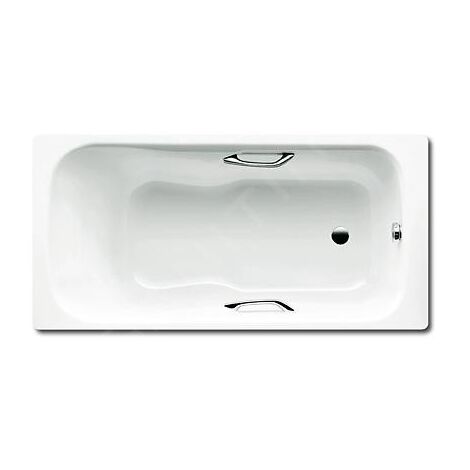 Kaldewei Ambiente - Baignoire Dyna Set Star 623, 1800x800 mm, avec trous pour poignées, antidérapant sur toute la largeur,