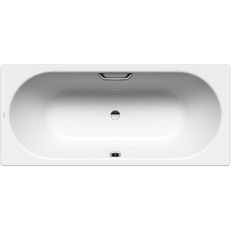 Kaldewei Ambiente - Baignoire rectangulaire Classic Duo 109, 1800x750 mm, avec trous pour les poignées, blanc 290910110001