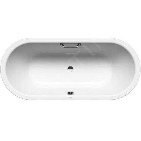 Kaldewei Ambiente - Classic Duo Oval 113, 1700x750 mm, avec trous pour les poignées, Perl-Effect, blanc 291410113001
