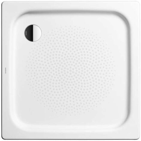 Kaldewei Ambiente - Plato de ducha Duschplan 544-1, 90x80 cm, antideslizante, efecto Perl, sin soporte de poliestireno, blanco 440430003001