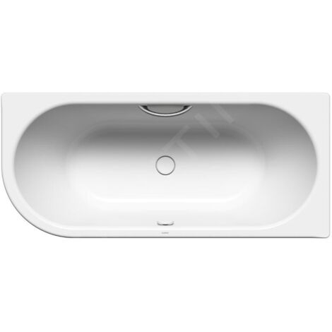 Kaldewei Avantgarde - Baignoire Centro Duo 1 gauche 136, 1800x800 mm, trous pour poignée, Perl-Effect, blanc 283610113001