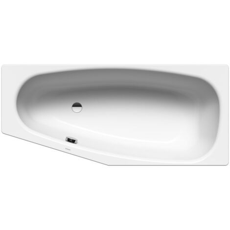 Kaldewei Badewanne Mini Kombi.-Form 430x700x1570mm Links 110l Alpinweiß m. ÜL, o. Antislip, GL, PEFF