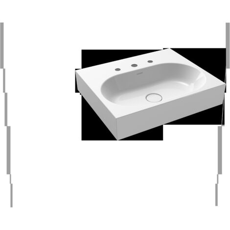 Kaldewei CENTRO lavabo mural 3061 600x500x120 mm, 903406033001,