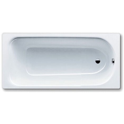 Kaldewei Eurowa Rechteckbadewanne 140x70 cm Stahl-Emaille, Alpinweiß (119500010001)