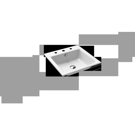 Kaldewei PURO lavabo à encastrer 3150 460x460x14 mm, 900006033001