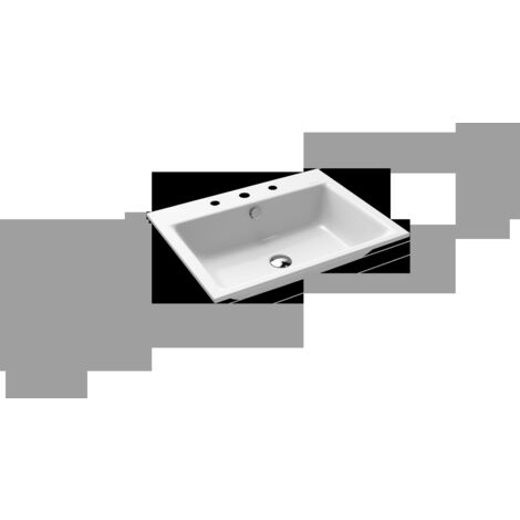Kaldewei PURO lavabo à encastrer 3151 600x460x14 mm,