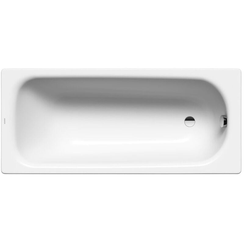 Saniform Plus baignoire rectangulaire avec pieds 180x80 cm acier émaillé, Blanc alpin (112800010001-SET) - Kaldewei