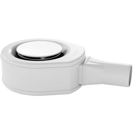 Kaldewei Sifone di scarico KA 90 per piatti doccia con SECURE PLUS, copertura dello scarico smaltata 687740452711