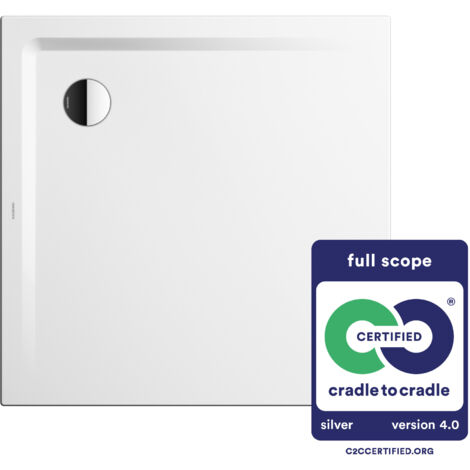 Kaldewei SUPERPLAN 1831-1, Receveurs de douche, 80x80cm,