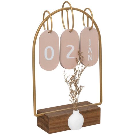 Kalender The floral 19x29,5cm mehrfarbig - Atmosphera créateur d'intérieur