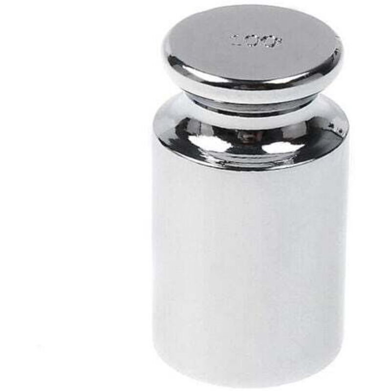 Image of Kalibriergewicht für elektronische Waage, 100 g, silberfarben, verchromter Stahl, Justiergewicht