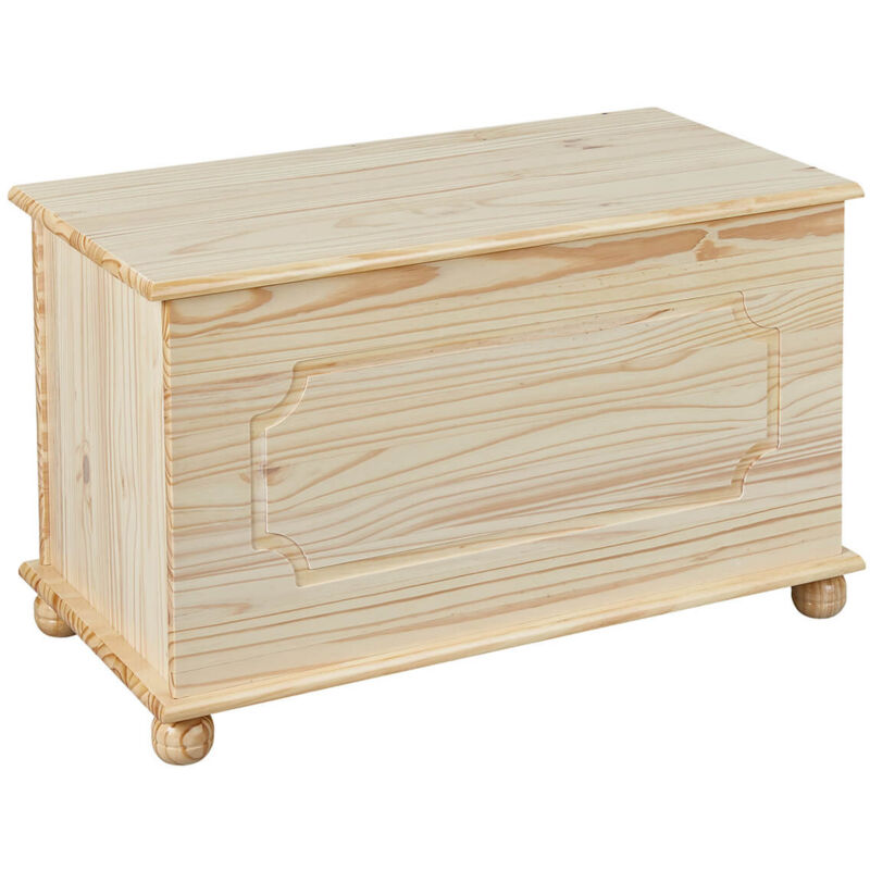 Kalisha - Coffre à Jouets Bois Massif Naturel