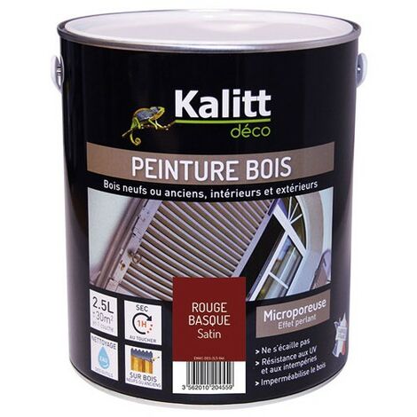 KALITT DECO - Kalitt Bois satin rouge basque 2.5l