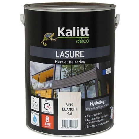KALITT DECO - Kalitt Lasure 8ans les modernes bois blanchi acrylique mat