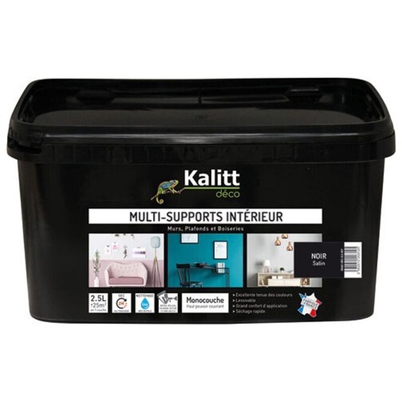 Multi supports satin noir 2.5l - Kalitt