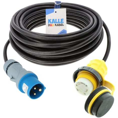 Kalle Landanschlusskabel CEE 230V 16A 2,5mm²  Marinco IP44 10 Meter