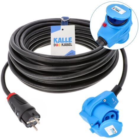 Kalle LEDapter 230V 16A 2,5mm² Winkel IP44 5 m