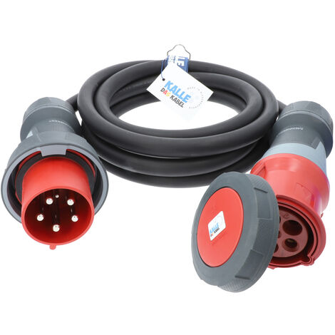Kalle Verlängerungskabel CEE 400V 125A 35,0mm² IP67 5 Meter