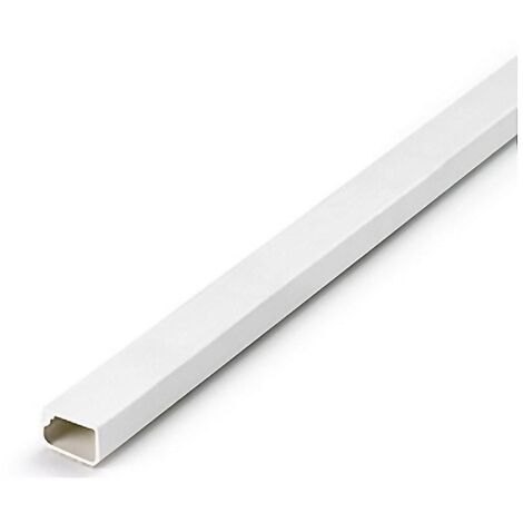 KALLSTRONG canaleta adhesiva 20x10x2 m blanca , Canaleta para cable eléctrico 20x10mm
- Color Blanco.
- Tira de 2 metros.
- Adhesiva.