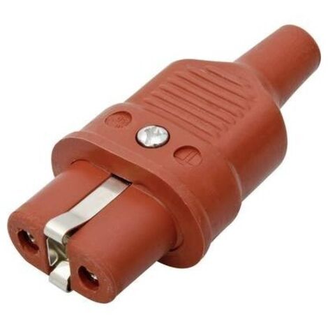 Kalthoff 344005 Connettore di alimentazione 344 Presa dritta Tot poli: 2 + PE 16 A Rosso 1 pz.