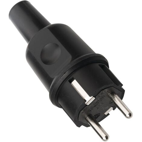 KALTHOFF 442000 Schutzkontaktstecker  10-/16 A 250 V  IP44 Vollgummi