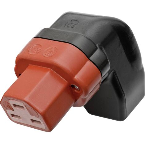 Kalthoff 444004 Connettore di alimentazione 444 Presa angolata Tot poli: 2 + PE 16 A Nero, Rosso 1 pz.