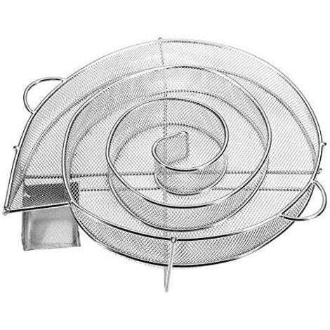 Kaltrauchgenerator aus Edelstahl in Schneckenform für Grill und Räucherofen, geeignet zum Räuchern von Fisch, Fleisch und Käse