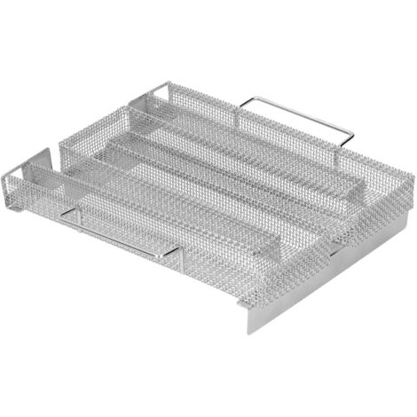 Kaltrauchgenerator aus Edelstahl, M-förmiger Grill für Kalt-/Heißräuchern