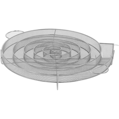 Kaltrauchgenerator, Kaltrauchgenerator, Räucherschnecke, Räuchergenerator, Kalträuchern, Edelstahl, Rundgrill, Grillrost für geräuchertes Fleisch