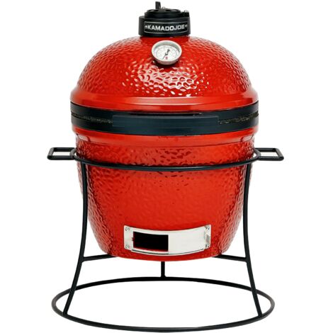Kamado Joe® Joe Jr.® Ceramica Barbecue Carbone Griglia in Rosso fiammeggiante