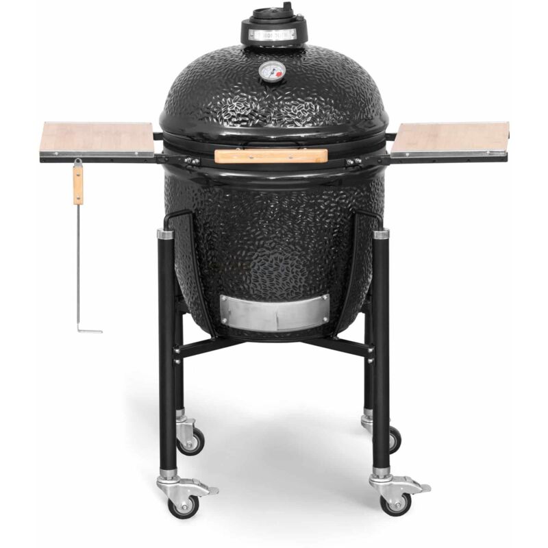Monolith - Kamado basic Noir + Chariot